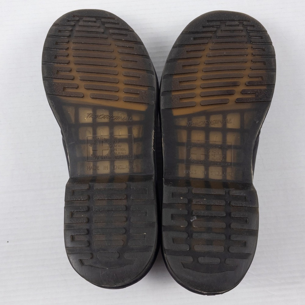 Dr Martens 1461 Oxford Mens 11 Black Leather Made in England Vintage Grunge Shoe - Picture 2 of 8